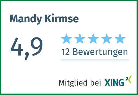 Mandy Kirmse 4,9 Sterne bei 12 Bewertungen auf XIng